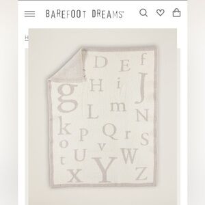 Barefoot Dreams CozyChic ABC Blanket